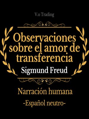 cover image of Observaciones sobre el amor de transferencia